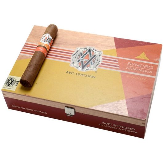 AVO Syncro Nicaragua Fogata Robusto 5 x 50 Cigars Box of 20