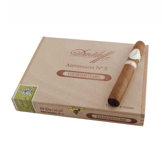Davidoff Colorado Claro Aniversario No.3 Toro 6 x 50 Cigars Box of 10