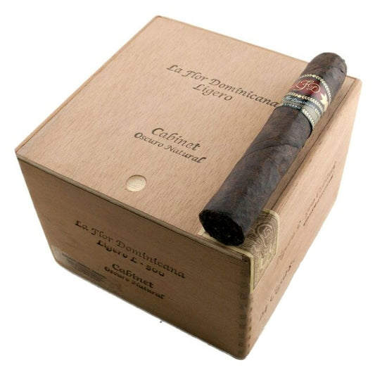 La Flor Dominicana Ligero L-500 Cabinet Oscuro Natural 5 3/4 x 60 Cigars Box of 24