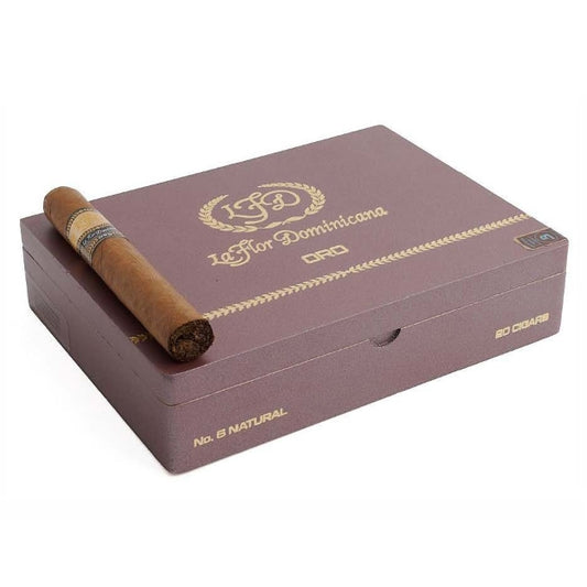 La Flor Dominicana Oro No. 6 Natural 6 x 54 Cigars Box of 20