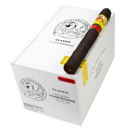 La Gloria Cubana Charlemagne Maduro 7 1/4 x 54 Cigars Box of 25