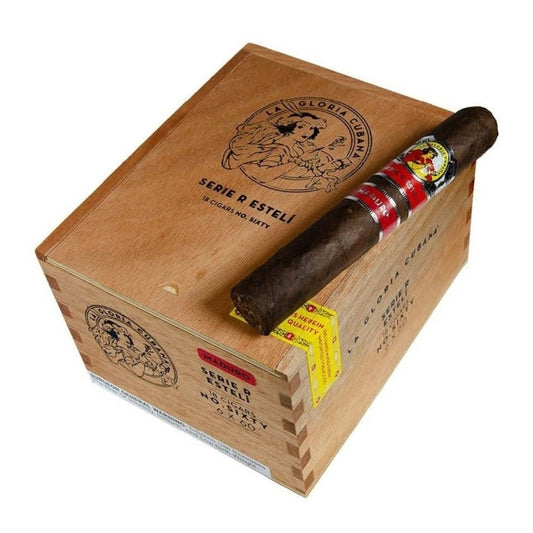 La Gloria Cubana Serie R Estelí Maduro No.60, 6 x 60 Cigars Box of 18