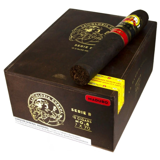 La Gloria Cubana Serie R No.8 Maduro 7 x 70 Cigars Box of 15