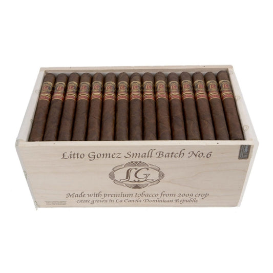 Litto Gomez Diez Small Batch 2009 6 1/2 x 52 Cigars Box of 105