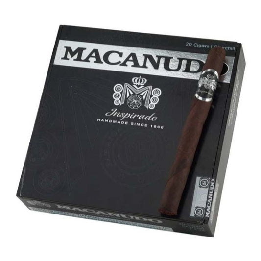 Macanudo Inspirado Black Churchill 7 x 48 Cigars Box of 20