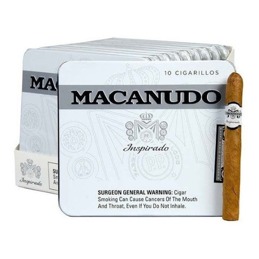 Macanudo Inspirado White Ascot Cigarillos 4 3/16 x 32 10 Tins of 10
