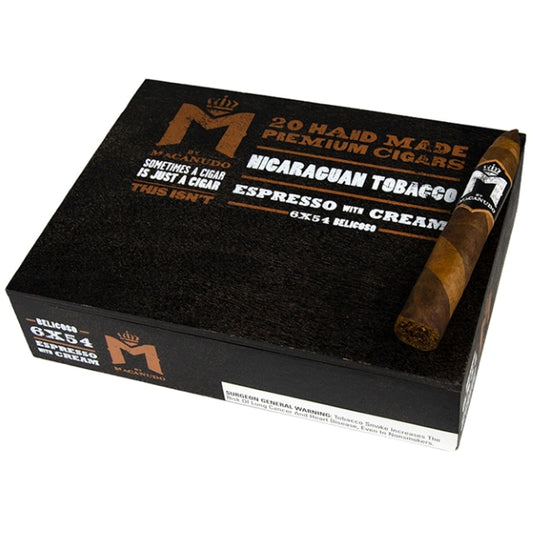 Macanudo M Espresso with Cream Belicoso 6 x 54 Cigars Box of 20