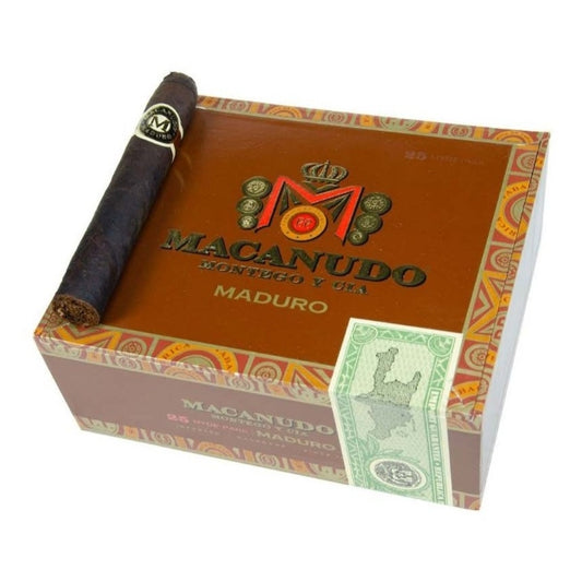 Macanudo Maduro Hyde Park 5 1/2 x 49 Cigars Box of 25