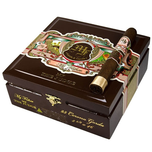 My Father The Judge Corona Gorda 5 5/8 x 46 Cigars Box of 23