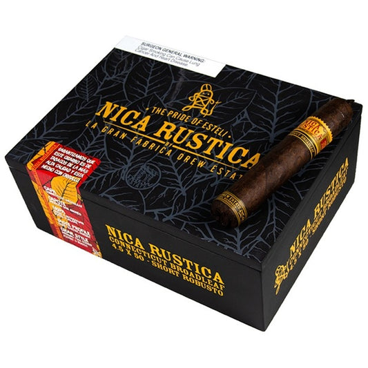 Nica Rustica Short Robusto 4 1/2 x 50 Cigars Box of 25