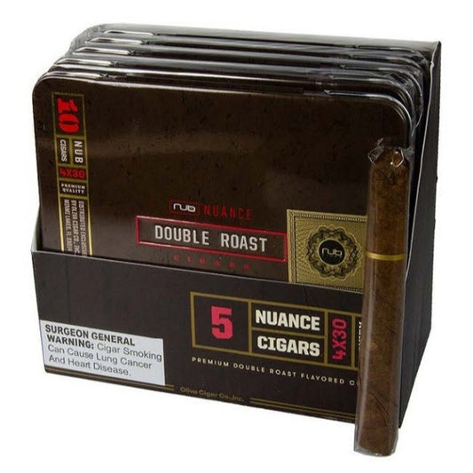 Nub Nuance Double Roast 4 x 30 Cigarillos 5 Tins of 10