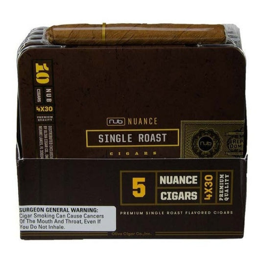 Nub Nuance Single Roast 4 x 30 Cigarillos 5 Tins of 10