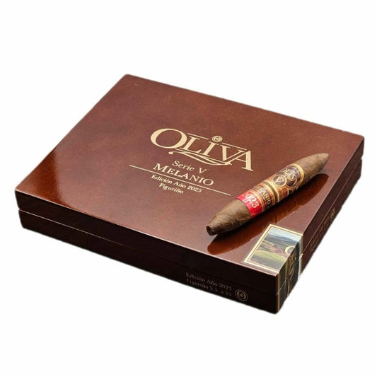 Oliva Serie V Melanio Edicion Ano 2023 5 1/2 x 52 Figurado Cigars Box of 10