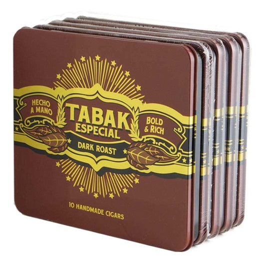 Tabak Especial Cafecita Maduro Negra 4 x 32 Cigarillos 5 Tins of 10