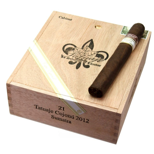 Tatuaje Cojonu 2012 Sumatra 6 1/2 x 52 Cigars Box of 25