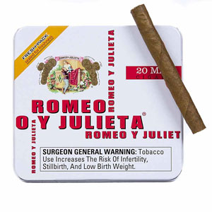 Romeo y Julieta Mini Original White Tin of 20