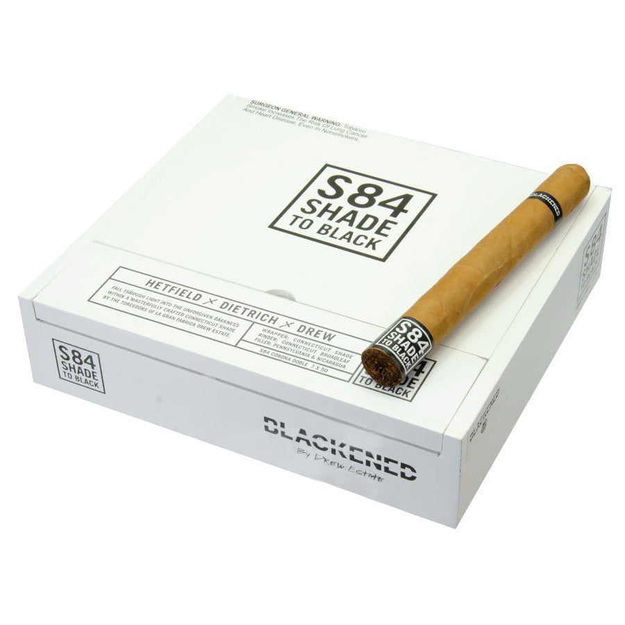 Blackened S84 Shade to Black Corona Doble Cigars