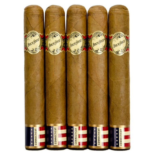 Brick House Connecticut Mighty Mighty 6 1/4 x 60 Cigars 5 Pack