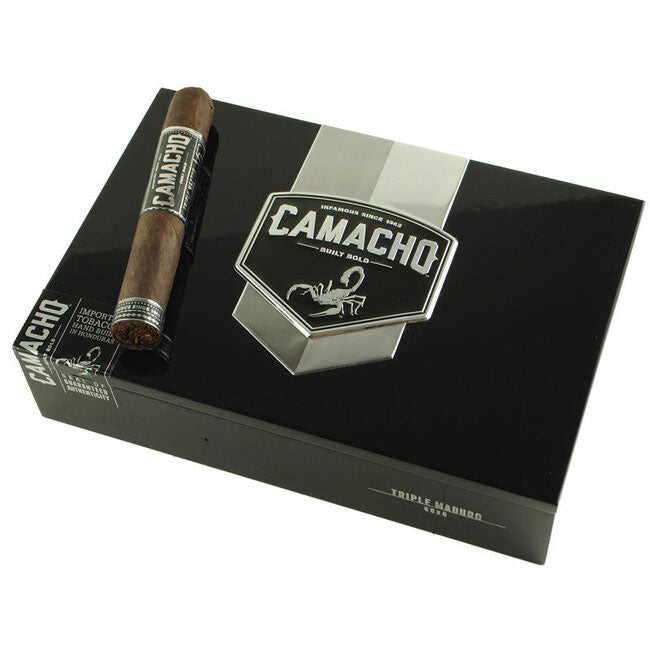 Camacho Triple Maduro 60, 6 x 60 Cigars Box of 20