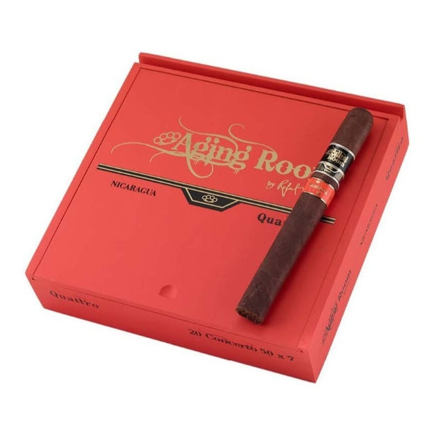 Aging Room Quattro Nicaragua Concerto Churchill 7 x 50 Cigars Box of 20