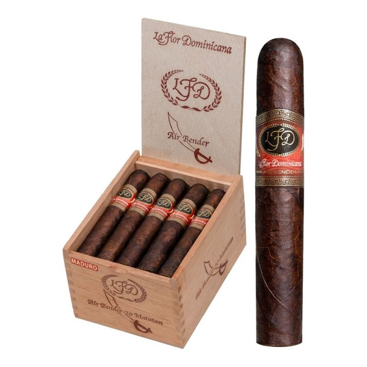 La Flor Dominicana Air Bender Maduro Matatan 5 x 50 Cigars Box of 20