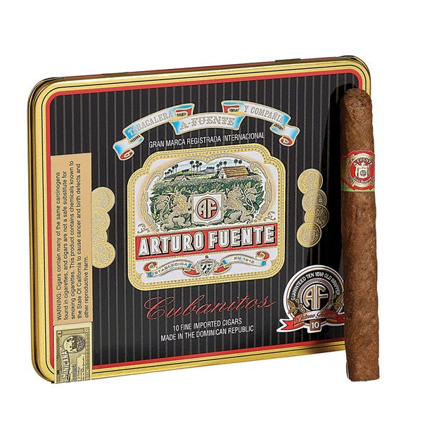 Arturo Fuente Cubanitos 4 x 32 Cigarillos Tin of 10