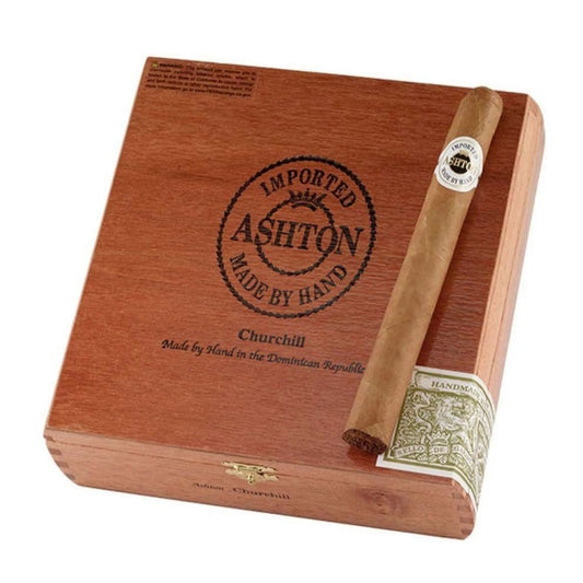 Ashton Classic Series Churchill 7 1/2 x 52 Cigars Box of 25