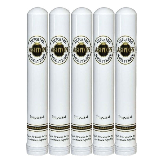 Ashton Classic Imperial Tube 5 1/2 X 44 Corona Cigars 5 Pack