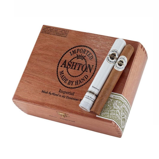 Ashton Classic Imperial Tube 5 1/2 X 44 Corona Cigars Box of 24