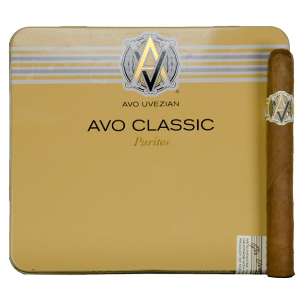 AVO Classic Puritos 4 x 30 Cigarillo Tin of 10
