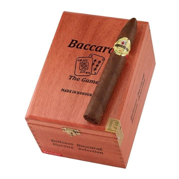 Baccarat Belicoso Maduro 6 1/4 x 54 Cigars Box of 20