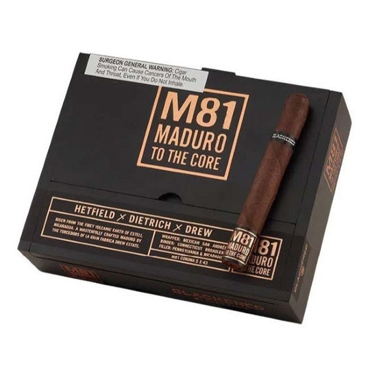 Blackened M81 Corona Cigars