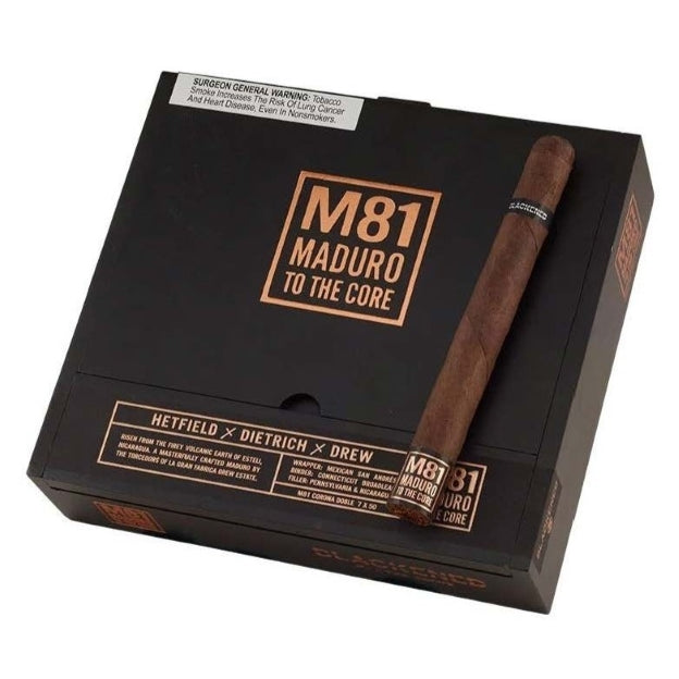 Blackened M81 Corona Doble 7 x 50 Cigars Box of 20