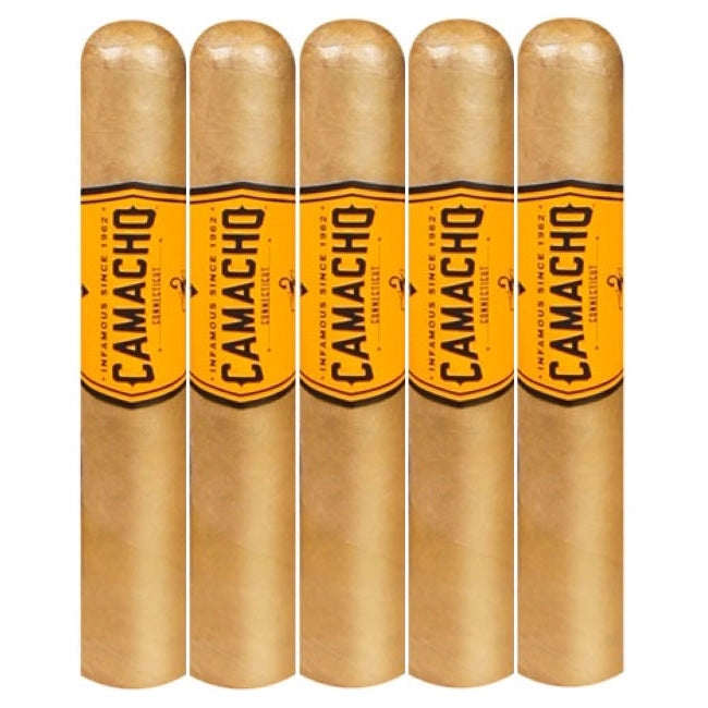 Camacho Connecticut Gordo 60, 6 x 60 Cigars 5 Pack