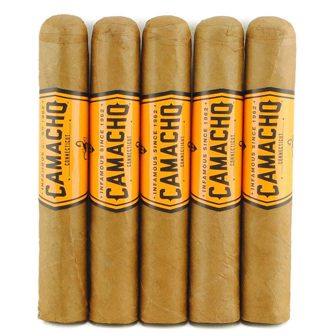 Camacho Connecticut Robusto 5 x 50 Cigars 5 Pack