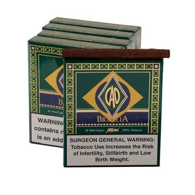 CAO Brazilia Mini 3 1/2 x 20 Cigarillos 5 Packs of 20