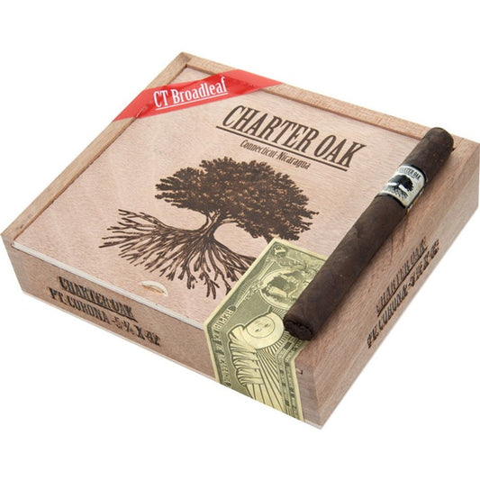 Charter Oak Broadleaf Petite Corona Cigars