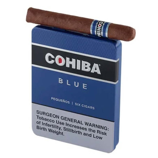 Cohiba Blue Pequeno 4 3/16 x 36 Small Cigars Tin of 6
