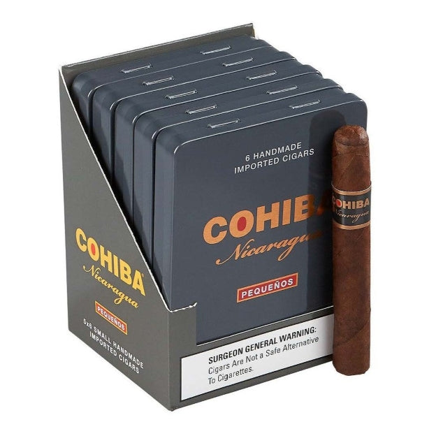 Cohiba Nicaragua Pequeno 4 3/16 x 36 Small Cigars 5 Tins of 6 Cigars
