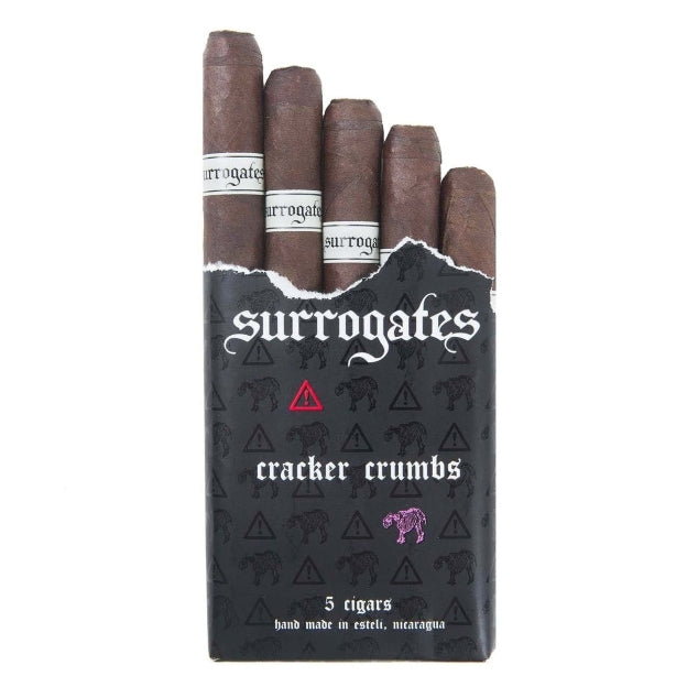 Surrogates Cracker Crumbs 4 1/2 x 38 Small Cigars 5 Pack