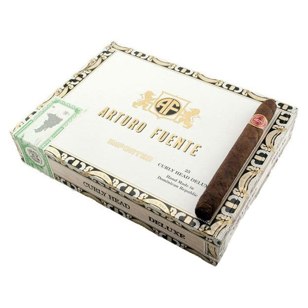 Arturo Fuente Curly Head Deluxe Maduro 6 1/2 x 43 Cigars Box of 25