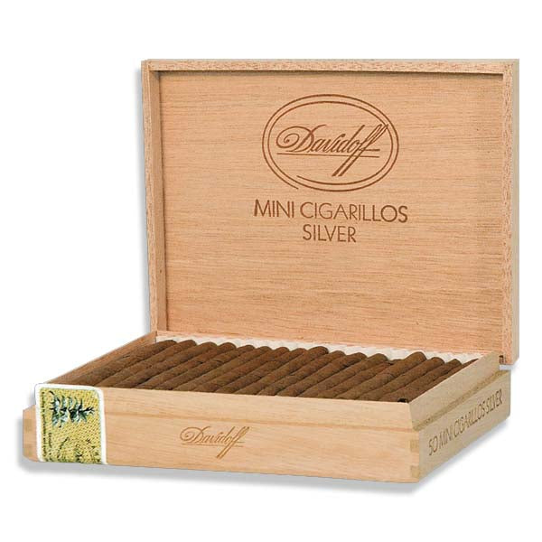 Davidoff Silver 3 5/16 x 20 Mini Cigarillos Box of 50