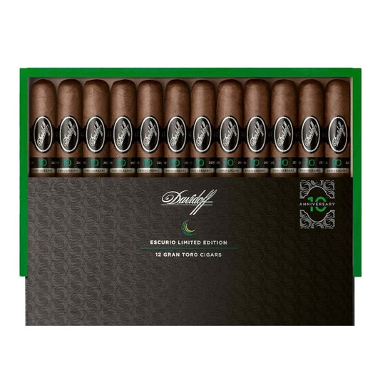 Davidoff Escurio 10th Year Limited Edition Gran Toro 6 x 56 Cigars Box of 12