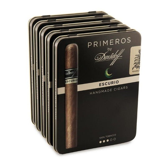 Davidoff Escurio Primeros 4 1/8 x 34 Small Cigars 5 Tins of 6