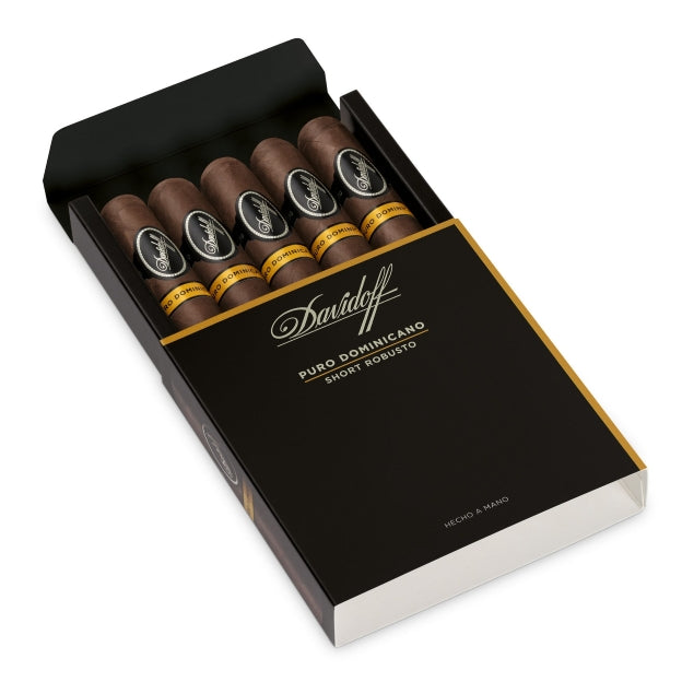 Davidoff Puro Dominicano Short Robusto 4 1/2 x 52 Cigars 5 Pack