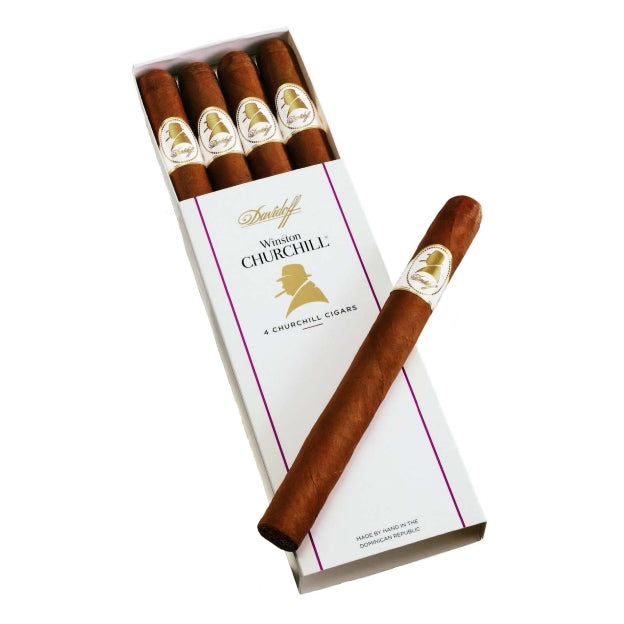 Davidoff Winston Churchill Aristocrat Churchill 6 7/8 x 47 Cigars 4 pack