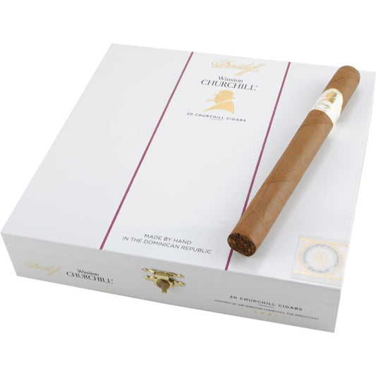 Davidoff Winston Churchill Aristocrat Churchill 6 7/8 x 47 Cigars Box of 20