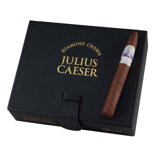 Diamond Crown Julius Caeser Pyramid 6 1/2 x 52 Cigars Box of 20