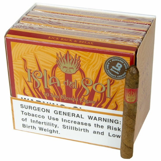 Isla del Sol Sun Blessed Cigarillos 5 Packs of 10