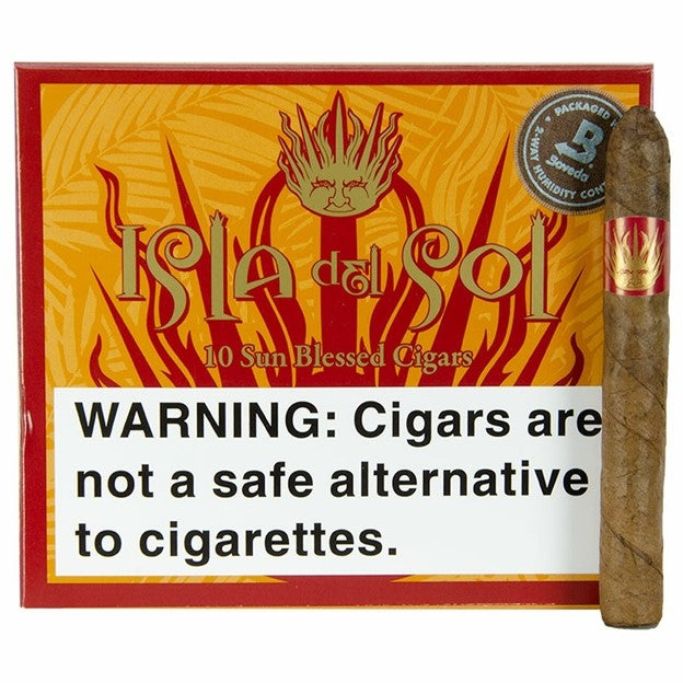 Isla del Sol Sun Blessed 4 x 32 Cigarillos Pack of 10